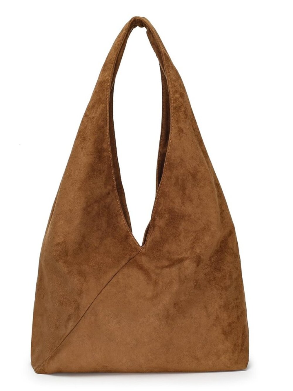 Slouchy Suede Hobo Shoulder Bag Tote Handbag for Women